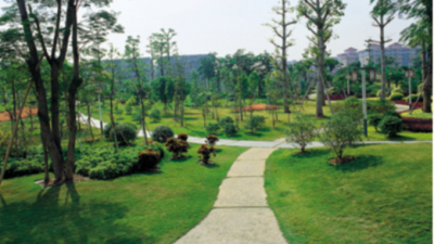 佛山大橋兩側(cè)鑄鋼廠段（A地塊）綠化工程