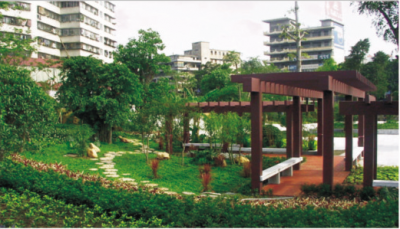 文沙路堤人民橋西側(cè)綠化工程